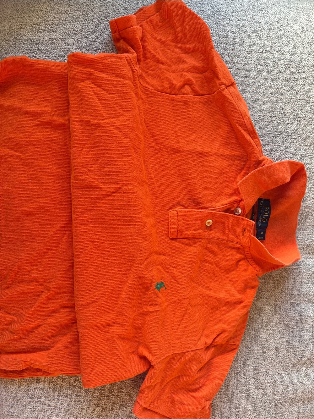 Polo by Ralph Lauren Bright Orange Short-Sleeve Polo
